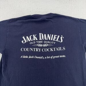 VINTAGE Jack Daniel's Shirt Mens Extra Large Pocket Country Cocktails USA 90s